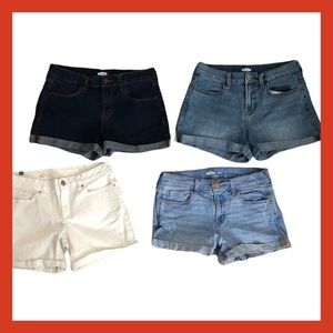 3 Old Navy Jeans shorts and 1 Lauren Conrad Sz 6